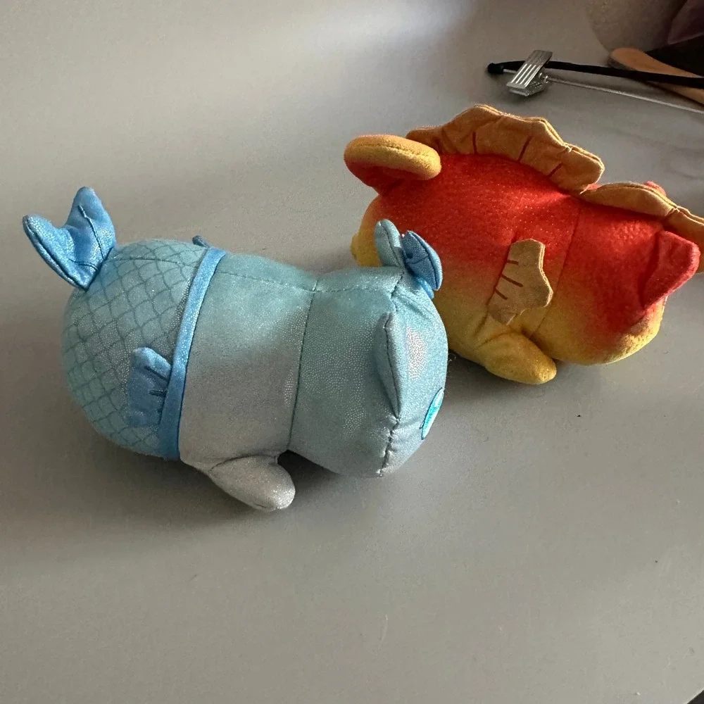 Aphmau MeeMeows Mystery Plush Mermaid Cat and Dragon Cat Celestial Set 6 Inch